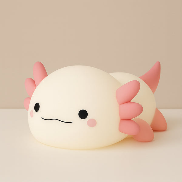 Lila Axolotl Nachtlamp